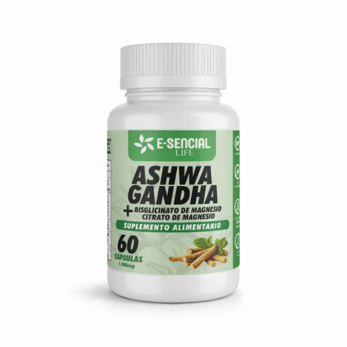 Ashwagandha 1000mg 60 Capsulas