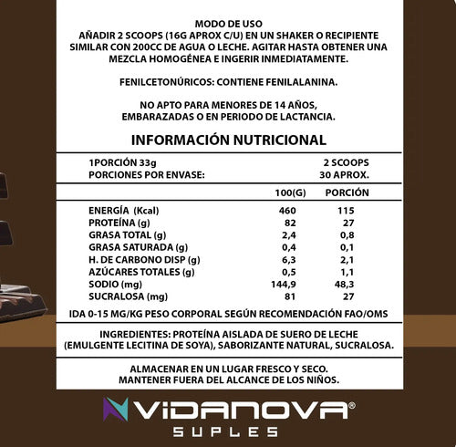 Proteína Iso Whey Chocolate — 1 kg