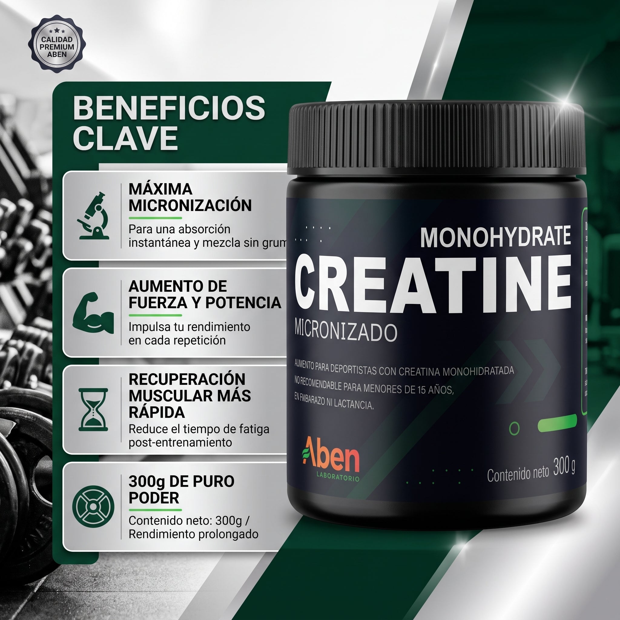 Creatina Monohydrate — 300 g