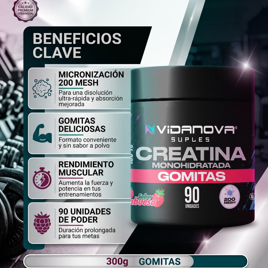 Gomitas de Creatina — 90 unidades