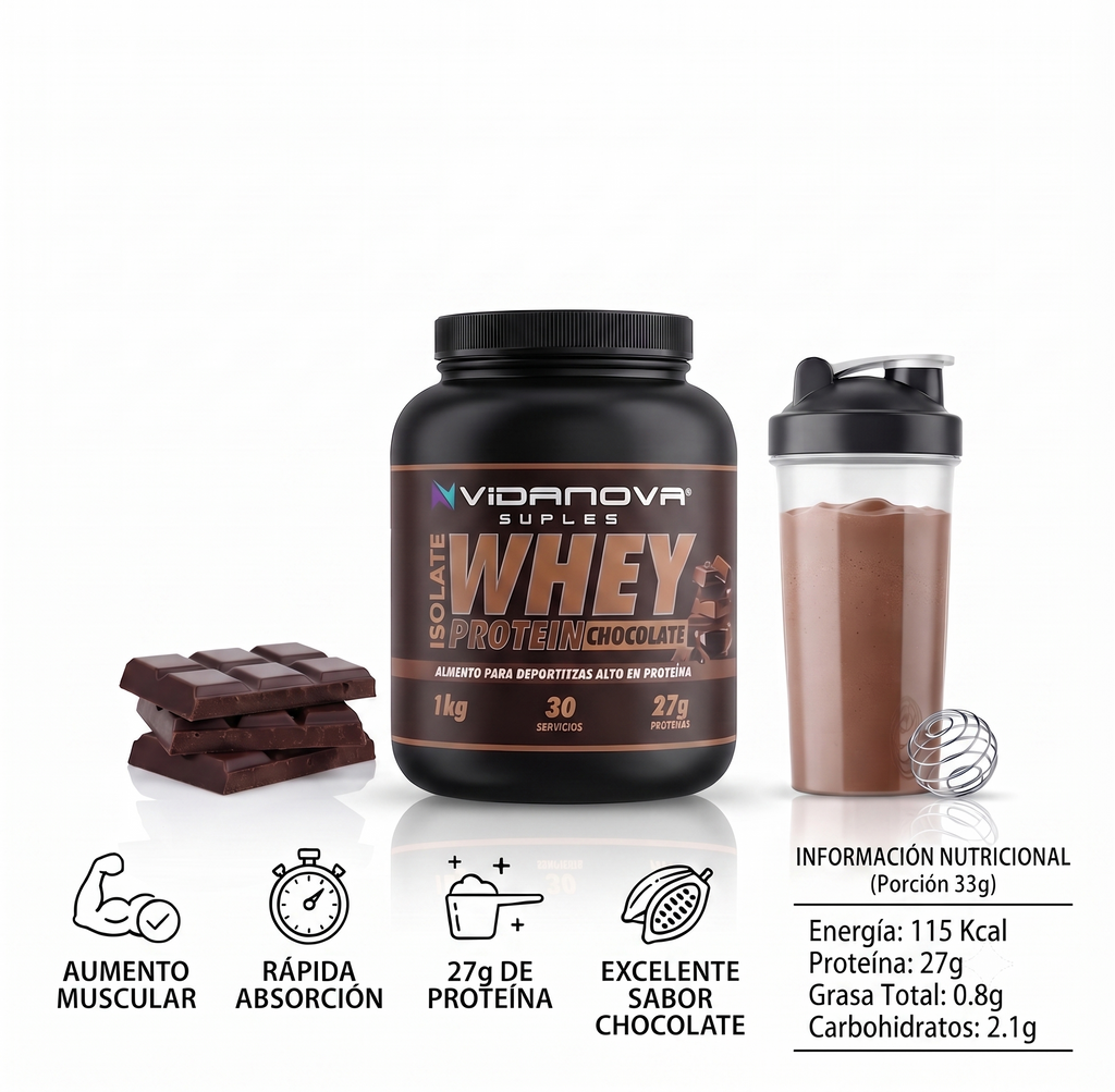 Proteína Iso Whey Chocolate — 1 kg