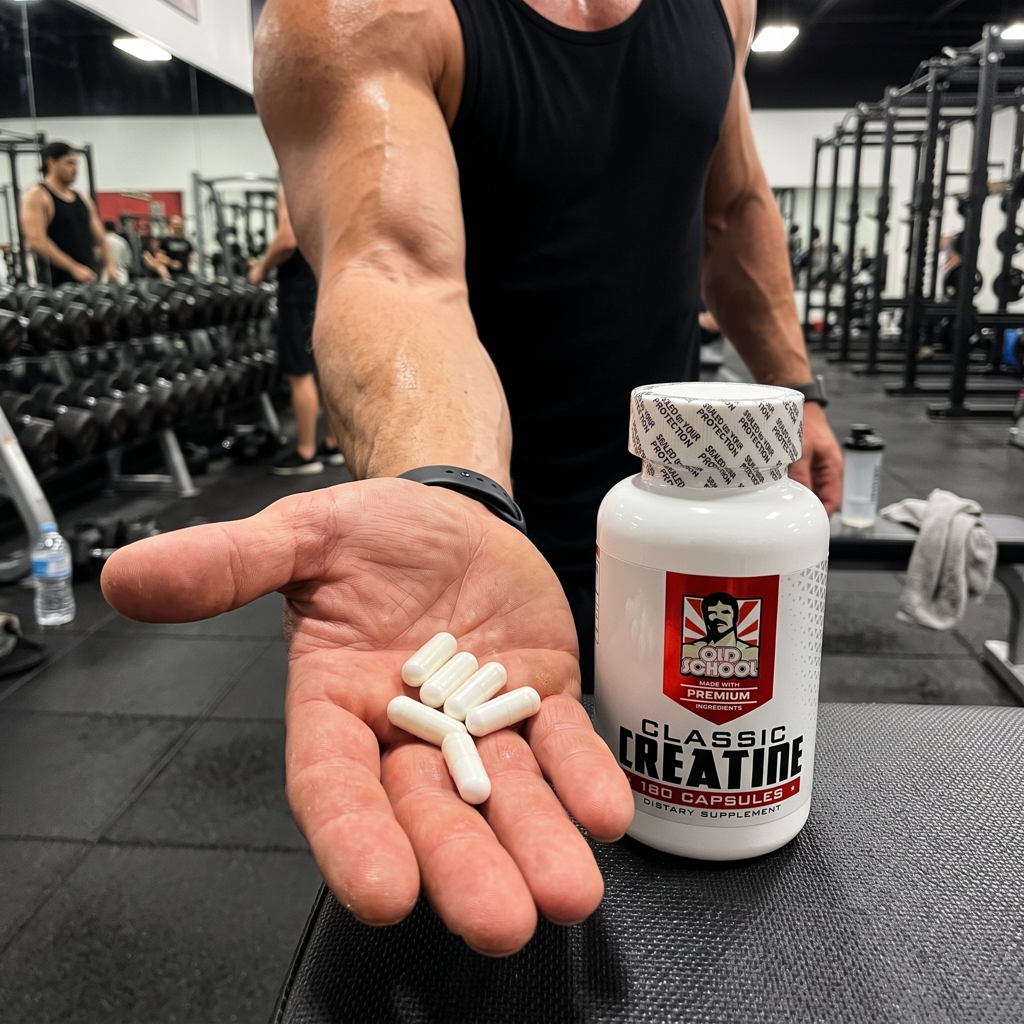Old School Creatine — 180 cápsulas
