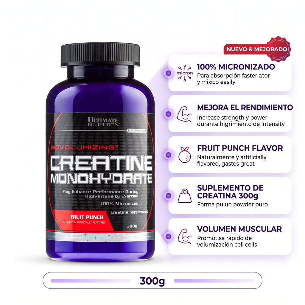 Creatina Fruit Punch — 300 g