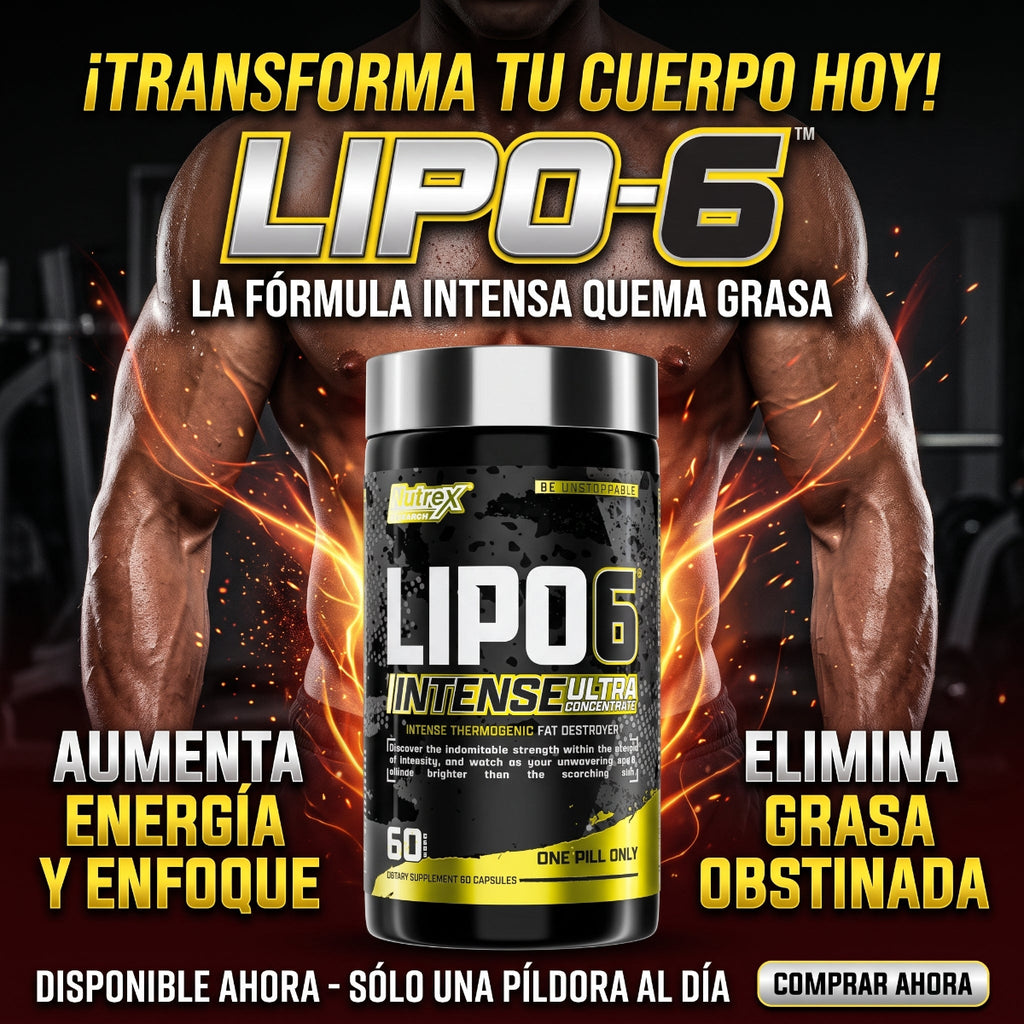 Lipo-6 Black Intense — 60 cápsulas