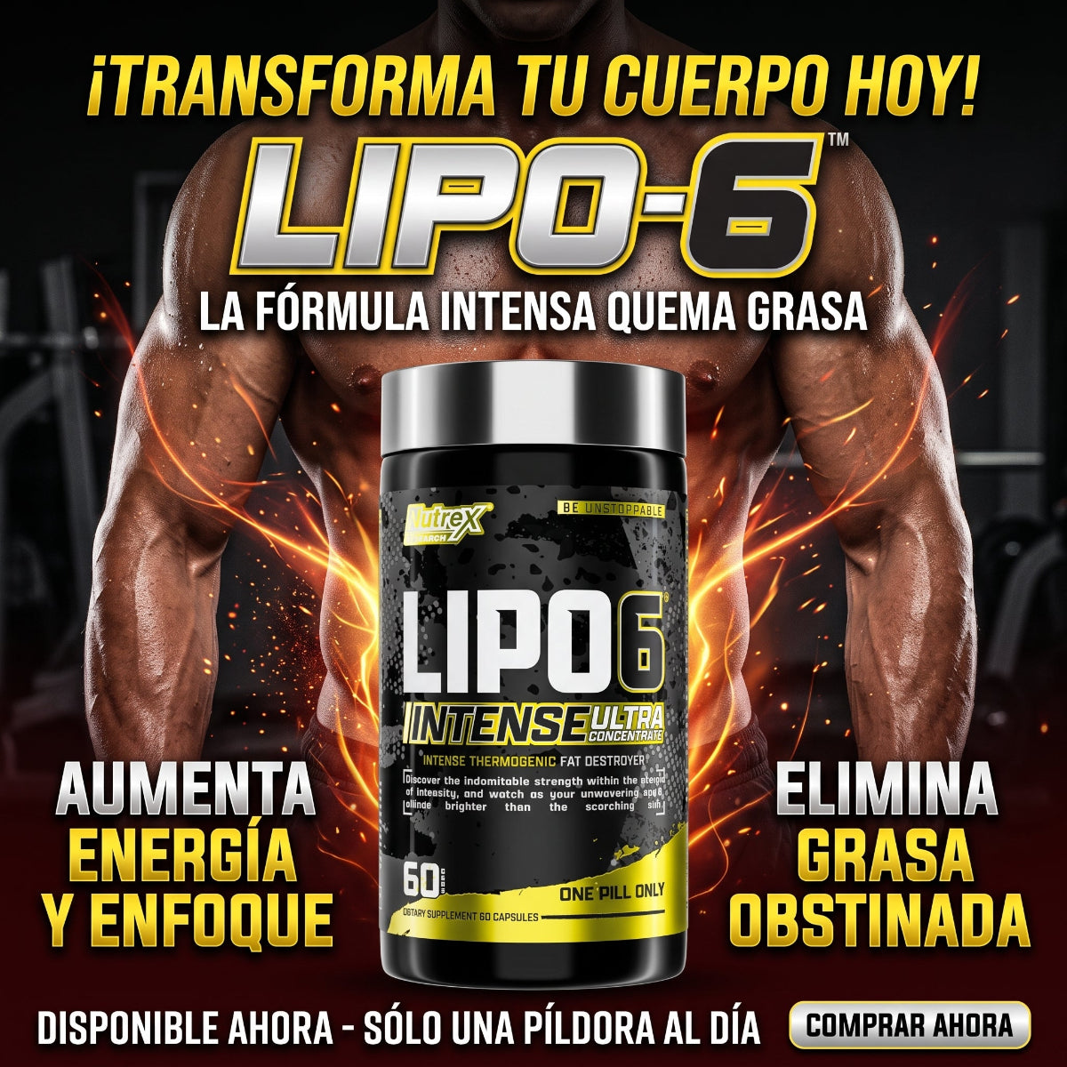 Lipo-6 Black Intense — 60 cápsulas
