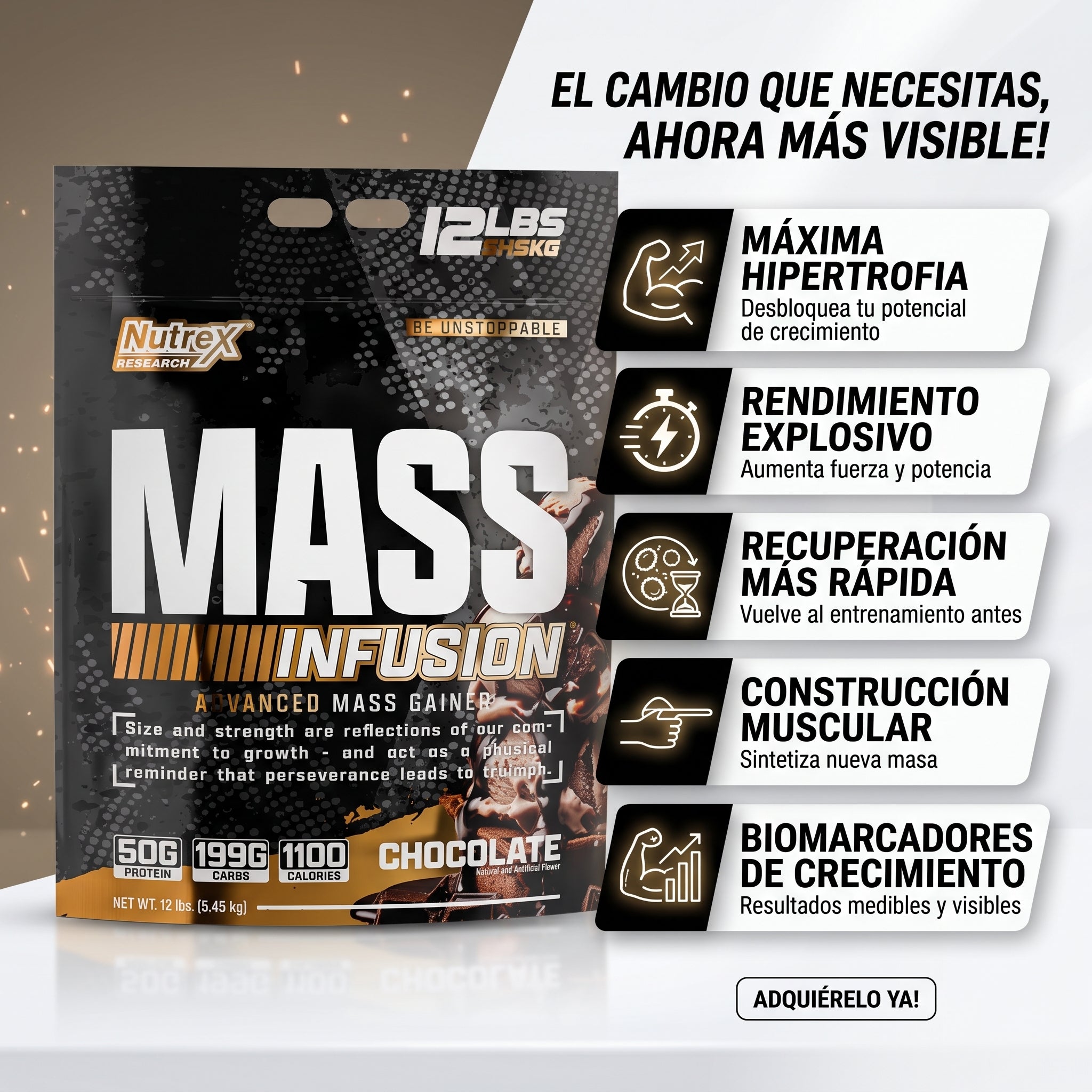 Mass Infusion — 12 lb / 5,45 kg