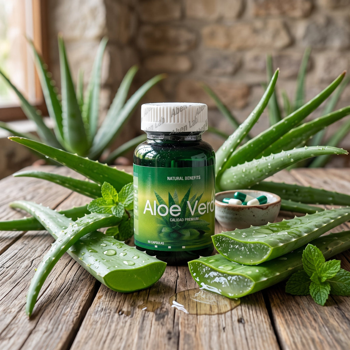 Aloe Vera — 60 cápsulas