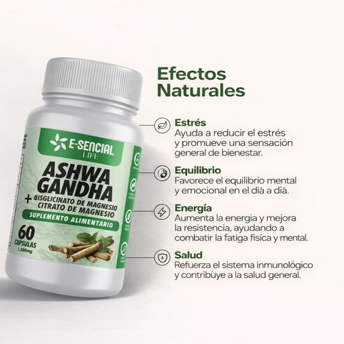 Ashwagandha 1000mg 60 Capsulas