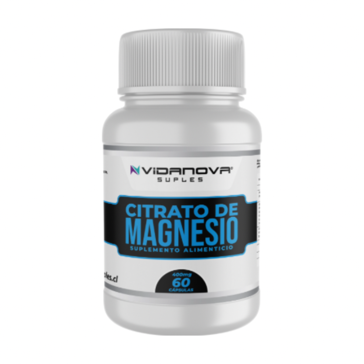 Citrato de Magnesio 400mg 60 Caps
