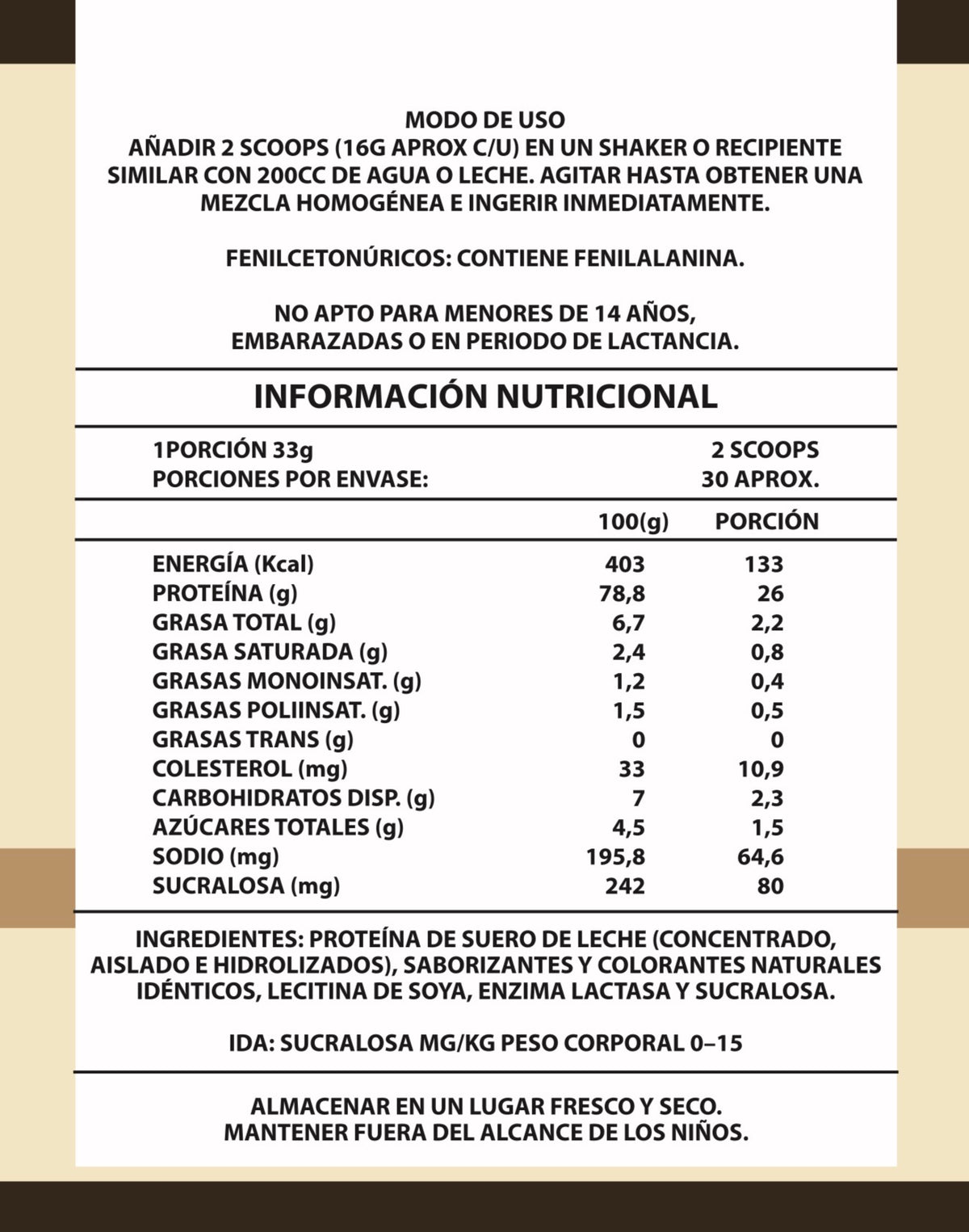 Proteina Iso Whey 1 kg