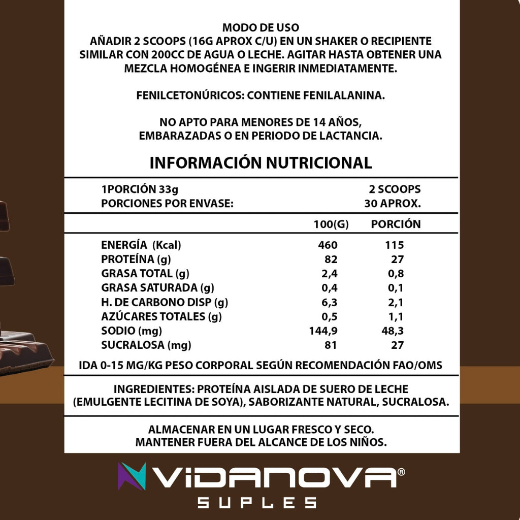 Proteina Iso Whey 1 kg