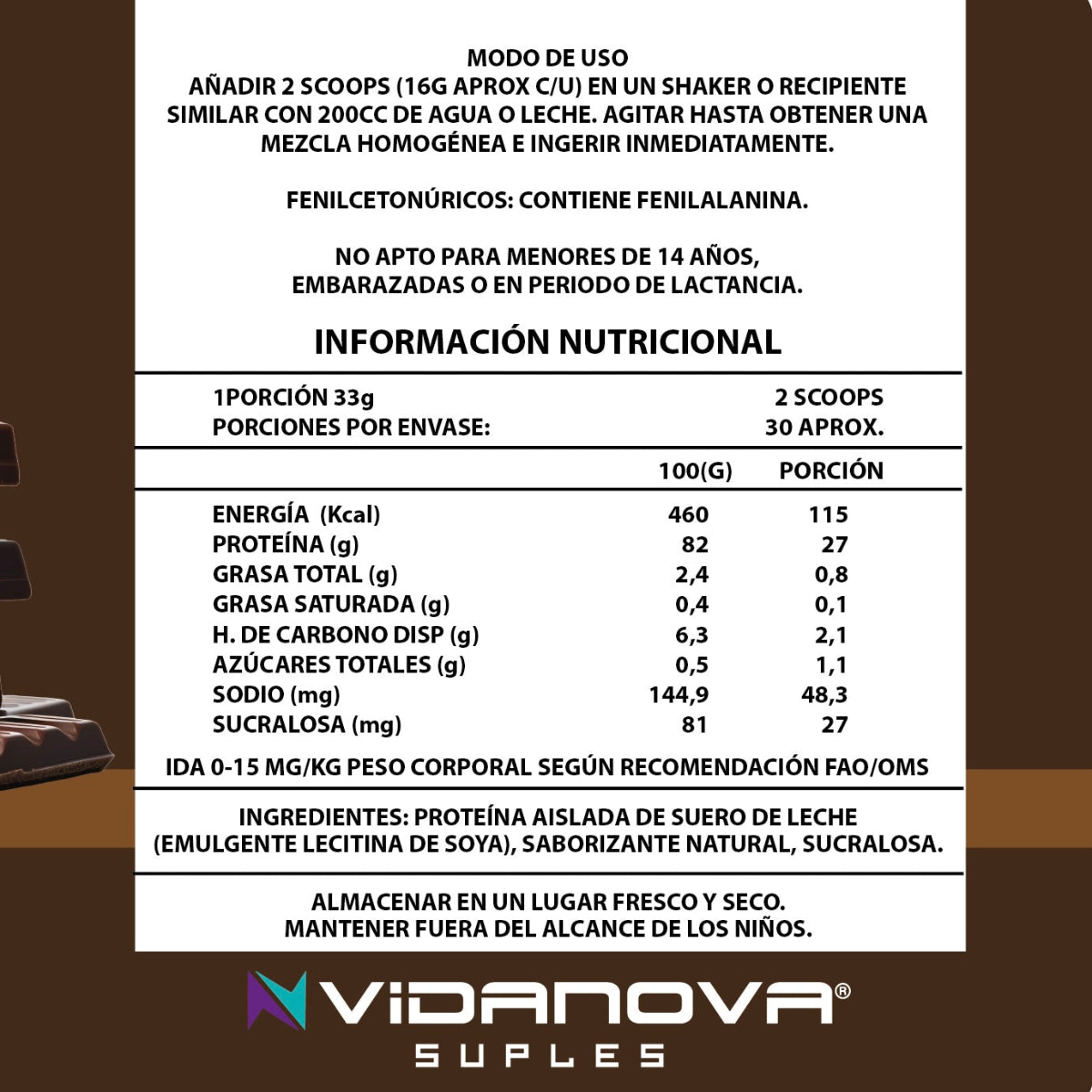 Proteina Iso Whey 1 kg